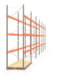 Palettenregal ARTUS - Regalreihe, 6 Felder - Fachlast 3.000 kg - Feldlast 9.000 kg - 4.000 x 22.195 x 1.100 mm (HxBxT) - Schwerlastregal Palettenregal ARTUS - Regalreihe, 6 Felder - Fachlast 3.000 kg - Feldlast 9.000 kg - 4.000 x 22.195 x 1.100 mm (HxBxT) - Schwerlastregal