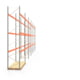 Palettenregal ARTUS - Regalreihe, 6 Felder - Fachlast 2.900 kg - Feldlast 8.700 kg - 5.500 x 22.195 x 1.100 mm (HxBxT) - Schwerlastregal Palettenregal ARTUS - Regalreihe, 6 Felder - Fachlast 2.900 kg - Feldlast 8.700 kg - 5.500 x 22.195 x 1.100 mm (HxBxT) - Schwerlastregal