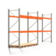 Palettenregal ARTUS - Regalreihe mit 2 Feldern - Fachlast 2.100 kg - 3.000 x 5.655 x 1.100 mm (HxBxT) - Schwerlastregal Palettenregal ARTUS - Regalreihe mit 2 Feldern - Fachlast 2.100 kg - 3.000 x 5.655 x 1.100 mm (HxBxT) - Schwerlastregal