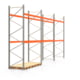 Palettenregal ARTUS - Regalreihe mit 3 Feldern - Fachlast 2.100 kg - 4.000 x 8.440 x 1.100 mm (HxBxT) - Schwerlastregal Palettenregal ARTUS - Regalreihe mit 3 Feldern - Fachlast 2.100 kg - 4.000 x 8.440 x 1.100 mm (HxBxT) - Schwerlastregal