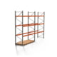 Palettenregal ARTUS - Regalreihe, 2 Felder - Fachlast 2.000 kg - Feldlast 6.000 kg - 4.000 x 5.655 x 1.100 mm (HxBxT) - Schwerlastregal Palettenregal ARTUS - Regalreihe, 2 Felder - Fachlast 2.000 kg - Feldlast 6.000 kg - 4.000 x 5.655 x 1.100 mm (HxBxT) - Schwerlastregal