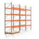Palettenregal ARTUS - Regalreihe, 3 Felder - Fachlast 2.000 kg - Feldlast 8.000 kg - 4.000 x 6.040 x 1.100 mm (HxBxT) - Schwerlastregal Palettenregal ARTUS - Regalreihe, 3 Felder - Fachlast 2.000 kg - Feldlast 8.000 kg - 4.000 x 6.040 x 1.100 mm (HxBxT) - Schwerlastregal