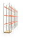 Palettenregal ARTUS - Regalreihe mit 7 Feldern - Fachlast 2.000 kg - Feldlast 6.000 kg - 5.500 x 13.980 x 1.100 mm (HxBxT) - Schwerlastregal Palettenregal ARTUS - Regalreihe mit 7 Feldern - Fachlast 2.000 kg - Feldlast 6.000 kg - 5.500 x 13.980 x 1.100 mm (HxBxT) - Schwerlastregal