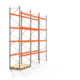 Palettenregal ARTUS - Regalreihe, 3 Felder - Fachlast 2.000 kg - Feldlast 8.000 kg - 5.500 x 6.040 x 1.100 mm (HxBxT) - Schwerlastregal Palettenregal ARTUS - Regalreihe, 3 Felder - Fachlast 2.000 kg - Feldlast 8.000 kg - 5.500 x 6.040 x 1.100 mm (HxBxT) - Schwerlastregal
