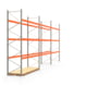 Palettenregal ARTUS - Regalreihe, 3 Felder - Fachlast 3.000 kg - Feldlast 9.000 kg - 4.500 x 11.140 x 1.100 mm (HxBxT) - Schwerlastregal Palettenregal ARTUS - Regalreihe, 3 Felder - Fachlast 3.000 kg - Feldlast 9.000 kg - 4.500 x 11.140 x 1.100 mm (HxBxT) - Schwerlastregal