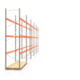 Palettenregal ARTUS - Regalreihe, 5 Felder - Fachlast 3.000 kg - Feldlast 9.000 kg - 4.500 x 18.510 x 1.100 mm (HxBxT) - Schwerlastregal Palettenregal ARTUS - Regalreihe, 5 Felder - Fachlast 3.000 kg - Feldlast 9.000 kg - 4.500 x 18.510 x 1.100 mm (HxBxT) - Schwerlastregal