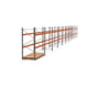 Palettenregal ARTUS - Regalreihe mit 10 Feldern - Fachlast 2.000 kg - 2.500 x 27.935 x 1.100 mm (HxBxT) - Schwerlastregal Palettenregal ARTUS - Regalreihe mit 10 Feldern - Fachlast 2.000 kg - 2.500 x 27.935 x 1.100 mm (HxBxT) - Schwerlastregal