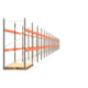 Palettenregal ARTUS - Regalreihe mit 20 Feldern - Fachlast 3.000 kg - 2.500 x 55.785 x 1.100 mm (HxBxT) - Schwerlastregal