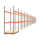 Palettenregal ARTUS - Regalreihe mit 22 Feldern - Fachlast 3.000 kg - 3.000 x 61.355 x 1.100 mm (HxBxT) - Schwerlastregal Palettenregal ARTUS - Regalreihe mit 22 Feldern - Fachlast 3.000 kg - 3.000 x 61.355 x 1.100 mm (HxBxT) - Schwerlastregal