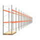 Palettenregal ARTUS - Regalreihe mit 24 Feldern - Fachlast 3.000 kg - 3.500 x 66.925 x 1.100 mm (HxBxT) - Schwerlastregal Palettenregal ARTUS - Regalreihe mit 24 Feldern - Fachlast 3.000 kg - 3.500 x 66.925 x 1.100 mm (HxBxT) - Schwerlastregal