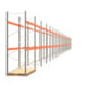 Palettenregal ARTUS - Regalreihe mit 26 Feldern - Fachlast 3.000 kg - 3.500 x 72.495 x 1.100 mm (HxBxT) - Schwerlastregal