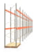Palettenregal ARTUS - Regalreihe mit 13 Feldern - Fachlast 3.000 kg - 4.000 x 36.290 x 1.100 mm (HxBxT) - Schwerlastregal Palettenregal ARTUS - Regalreihe mit 13 Feldern - Fachlast 3.000 kg - 4.000 x 36.290 x 1.100 mm (HxBxT) - Schwerlastregal