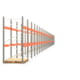 Palettenregal ARTUS - Regalreihe mit 30 Feldern - Fachlast 2.000 kg - 2.500 x 59.635 x 1.100 mm (HxBxT) - Schwerlastregal
