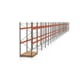 Palettenregal ARTUS - Regalreihe mit 25 Feldern - Fachlast 3.000 kg - 3.000 x 49.710 x 1.100 mm (HxBxT) - Schwerlastregal Palettenregal ARTUS - Regalreihe mit 25 Feldern - Fachlast 3.000 kg - 3.000 x 49.710 x 1.100 mm (HxBxT) - Schwerlastregal