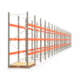 Palettenregal ARTUS - Regalreihe, 21 Felder - Fachlast 2.000 kg - Feldlast 6.000 kg - 3.000 x 41.770 x 1.100 mm (HxBxT) - Schwerlastregal
