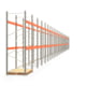 Palettenregal ARTUS - Regalreihe mit 31 Feldern - Fachlast 2.000 kg - 3.500 x 61.620 x 1.100 mm (HxBxT) - Schwerlastregal Palettenregal ARTUS - Regalreihe mit 31 Feldern - Fachlast 2.000 kg - 3.500 x 61.620 x 1.100 mm (HxBxT) - Schwerlastregal