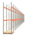 Palettenregal ARTUS - Regalreihe mit 24 Feldern - Fachlast 2.000 kg - 4.000 x 47.725 x 1.100 mm (HxBxT) - Schwerlastregal Palettenregal ARTUS - Regalreihe mit 24 Feldern - Fachlast 2.000 kg - 4.000 x 47.725 x 1.100 mm (HxBxT) - Schwerlastregal