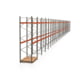 Palettenregal ARTUS - Regalreihe mit 29 Feldern - Fachlast 3.000 kg - 4.000 x 57.650 x 1.100 mm (HxBxT) - Schwerlastregal Palettenregal ARTUS - Regalreihe mit 29 Feldern - Fachlast 3.000 kg - 4.000 x 57.650 x 1.100 mm (HxBxT) - Schwerlastregal