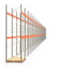 Palettenregal ARTUS - Regalreihe mit 31 Feldern - Fachlast 2.000 kg - 4.000 x 61.620 x 1.100 mm (HxBxT) - Schwerlastregal Palettenregal ARTUS - Regalreihe mit 31 Feldern - Fachlast 2.000 kg - 4.000 x 61.620 x 1.100 mm (HxBxT) - Schwerlastregal
