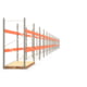 Palettenregal ARTUS - Regalreihe mit 17 Feldern - Fachlast 4.000 kg - 2.500 x 62.730 x 1.100 mm (HxBxT) - Schwerlastregal Palettenregal ARTUS - Regalreihe mit 17 Feldern - Fachlast 4.000 kg - 2.500 x 62.730 x 1.100 mm (HxBxT) - Schwerlastregal