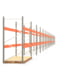 Palettenregal ARTUS - Regalreihe mit 18 Feldern - Fachlast 4.000 kg - 2.500 x 66.415 x 1.100 mm (HxBxT) - Schwerlastregal Palettenregal ARTUS - Regalreihe mit 18 Feldern - Fachlast 4.000 kg - 2.500 x 66.415 x 1.100 mm (HxBxT) - Schwerlastregal