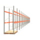 Palettenregal ARTUS - Regalreihe mit 24 Feldern - Fachlast 2.100 kg - 3.000 x 66.925 x 1.100 mm (HxBxT) - Schwerlastregal Palettenregal ARTUS - Regalreihe mit 24 Feldern - Fachlast 2.100 kg - 3.000 x 66.925 x 1.100 mm (HxBxT) - Schwerlastregal