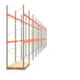 Palettenregal ARTUS - Regalreihe mit 12 Feldern - Fachlast 2.100 kg - 4.000 x 33.505 x 1.100 mm (HxBxT) - Schwerlastregal Palettenregal ARTUS - Regalreihe mit 12 Feldern - Fachlast 2.100 kg - 4.000 x 33.505 x 1.100 mm (HxBxT) - Schwerlastregal