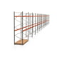 Palettenregal ARTUS - Regalreihe mit 15 Feldern - Fachlast 2.000 kg - 4.000 x 41.860 x 1.100 mm (HxBxT) - Schwerlastregal Palettenregal ARTUS - Regalreihe mit 15 Feldern - Fachlast 2.000 kg - 4.000 x 41.860 x 1.100 mm (HxBxT) - Schwerlastregal
