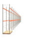 Palettenregal ARTUS - Regalreihe mit 23 Feldern - Fachlast 2.100 kg - 4.500 x 64.140 x 1.100 mm (HxBxT) - Schwerlastregal Palettenregal ARTUS - Regalreihe mit 23 Feldern - Fachlast 2.100 kg - 4.500 x 64.140 x 1.100 mm (HxBxT) - Schwerlastregal