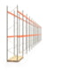 Palettenregal ARTUS - Regalreihe, 15 Felder - Fachlast 3.000 kg - Feldlast 6.000 kg - 5.500 x 41.860 x 1.100 mm (HxBxT) - Schwerlastregal Palettenregal ARTUS - Regalreihe, 15 Felder - Fachlast 3.000 kg - Feldlast 6.000 kg - 5.500 x 41.860 x 1.100 mm (HxBxT) - Schwerlastregal