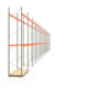 Palettenregal ARTUS - Regalreihe, 16 Felder - Fachlast 3.000 kg - Feldlast 6.000 kg - 5.500 x 44.645 x 1.100 mm (HxBxT) - Schwerlastregal Palettenregal ARTUS - Regalreihe, 16 Felder - Fachlast 3.000 kg - Feldlast 6.000 kg - 5.500 x 44.645 x 1.100 mm (HxBxT) - Schwerlastregal
