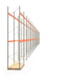 Palettenregal ARTUS - Regalreihe, 23 Felder - Fachlast 3.000 kg - Feldlast 6.000 kg - 5.500 x 64.140 x 1.100 mm (HxBxT) - Schwerlastregal Palettenregal ARTUS - Regalreihe, 23 Felder - Fachlast 3.000 kg - Feldlast 6.000 kg - 5.500 x 64.140 x 1.100 mm (HxBxT) - Schwerlastregal