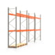 Palettenregal ARTUS - Regalreihe mit 3 Feldern - Fachlast 3.000 kg - 3.500 x 8.440 x 800 mm (HxBxT) - Schwerlastregal Palettenregal ARTUS - Regalreihe mit 3 Feldern - Fachlast 3.000 kg - 3.500 x 8.440 x 800 mm (HxBxT) - Schwerlastregal
