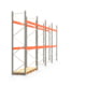 Palettenregal ARTUS - Regalreihe mit 4 Feldern - Fachlast 3.000 kg - 3.500 x 11.225 x 800 mm (HxBxT) - Schwerlastregal Palettenregal ARTUS - Regalreihe mit 4 Feldern - Fachlast 3.000 kg - 3.500 x 11.225 x 800 mm (HxBxT) - Schwerlastregal