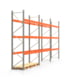Palettenregal ARTUS - Regalreihe mit 3 Feldern - Fachlast 3.000 kg - Feldlast 9.000 kg - 3.500 x 8.440 x 800 mm (HxBxT) - Schwerlastregal Palettenregal ARTUS - Regalreihe mit 3 Feldern - Fachlast 3.000 kg - Feldlast 9.000 kg - 3.500 x 8.440 x 800 mm (HxBxT) - Schwerlastregal