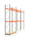 Palettenregal ARTUS - Regalreihe mit 3 Feldern - Fachlast 3.000 kg - Feldlast 6.000 kg - 4.500 x 8.440 x 800 mm (HxBxT) - Schwerlastregal Palettenregal ARTUS - Regalreihe mit 3 Feldern - Fachlast 3.000 kg - Feldlast 6.000 kg - 4.500 x 8.440 x 800 mm (HxBxT) - Schwerlastregal