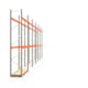 Palettenregal ARTUS - Regalreihe mit 6 Feldern - Fachlast 3.000 kg - Feldlast 6.000 kg - 4.500 x 16.795 x 800 mm (HxBxT) - Schwerlastregal Palettenregal ARTUS - Regalreihe mit 6 Feldern - Fachlast 3.000 kg - Feldlast 6.000 kg - 4.500 x 16.795 x 800 mm (HxBxT) - Schwerlastregal