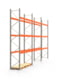 Palettenregal ARTUS - Regalreihe mit 3 Feldern - Fachlast 2.910 kg - Feldlast 8.730 kg - 4.500 x 8.440 x 800 mm (HxBxT) - Schwerlastregal Palettenregal ARTUS - Regalreihe mit 3 Feldern - Fachlast 2.910 kg - Feldlast 8.730 kg - 4.500 x 8.440 x 800 mm (HxBxT) - Schwerlastregal