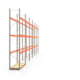 Palettenregal ARTUS - Regalreihe mit 6 Feldern - Fachlast 2.910 kg - Feldlast 8.730 kg - 4.500 x 16.795 x 800 mm (HxBxT) - Schwerlastregal Palettenregal ARTUS - Regalreihe mit 6 Feldern - Fachlast 2.910 kg - Feldlast 8.730 kg - 4.500 x 16.795 x 800 mm (HxBxT) - Schwerlastregal