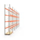 Palettenregal ARTUS - Regalreihe mit 6 Feldern - Fachlast 2.320 kg - Feldlast 9.300 kg - 4.500 x 16.795 x 800 mm (HxBxT) - Schwerlastregal Palettenregal ARTUS - Regalreihe mit 6 Feldern - Fachlast 2.320 kg - Feldlast 9.300 kg - 4.500 x 16.795 x 800 mm (HxBxT) - Schwerlastregal