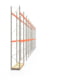 Palettenregal ARTUS - Regalreihe mit 10 Feldern - Fachlast 3.000 kg - Feldlast 6.000 kg - 5.500 x 27.935 x 800 mm (HxBxT) - Schwerlastregal Palettenregal ARTUS - Regalreihe mit 10 Feldern - Fachlast 3.000 kg - Feldlast 6.000 kg - 5.500 x 27.935 x 800 mm (HxBxT) - Schwerlastregal