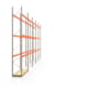 Palettenregal ARTUS - Regalreihe mit 5 Feldern - Fachlast 2.770 kg - Feldlast 8.325 kg - 5.500 x 14.010 x 800 mm (HxBxT) - Schwerlastregal Palettenregal ARTUS - Regalreihe mit 5 Feldern - Fachlast 2.770 kg - Feldlast 8.325 kg - 5.500 x 14.010 x 800 mm (HxBxT) - Schwerlastregal