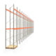 Palettenregal ARTUS - Regalreihe, 20 Felder - Fachlast 2.000 kg - Feldlast 6.000 kg - 5.500 x 39.785 x 1.100 mm (HxBxT) - Schwerlastregal Palettenregal ARTUS - Regalreihe, 20 Felder - Fachlast 2.000 kg - Feldlast 6.000 kg - 5.500 x 39.785 x 1.100 mm (HxBxT) - Schwerlastregal