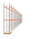 Palettenregal ARTUS - Regalreihe, 22 Felder - Fachlast 2.000 kg - Feldlast 6.000 kg - 5.500 x 43.755 x 1.100 mm (HxBxT) - Schwerlastregal Palettenregal ARTUS - Regalreihe, 22 Felder - Fachlast 2.000 kg - Feldlast 6.000 kg - 5.500 x 43.755 x 1.100 mm (HxBxT) - Schwerlastregal