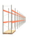 Palettenregal ARTUS - Regalreihe mit 17 Feldern - Fachlast 3.700 kg - 3.500 x 62.730 x 1.100 mm (HxBxT) - Schwerlastregal Palettenregal ARTUS - Regalreihe mit 17 Feldern - Fachlast 3.700 kg - 3.500 x 62.730 x 1.100 mm (HxBxT) - Schwerlastregal