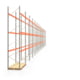 Palettenregal ARTUS - Regalreihe, 16 Felder - Fachlast 2.100 kg - Feldlast 6.300 kg - 5.500 x 44.645 x 1.100 mm (HxBxT) - Schwerlastregal Palettenregal ARTUS - Regalreihe, 16 Felder - Fachlast 2.100 kg - Feldlast 6.300 kg - 5.500 x 44.645 x 1.100 mm (HxBxT) - Schwerlastregal