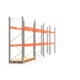 Palettenregal ARTUS - Regalreihe mit 4 Feldern - Fachlast 2.000 kg - 2.500 x 11.225 x 800 mm (HxBxT) - Schwerlastregal Palettenregal ARTUS - Regalreihe mit 4 Feldern - Fachlast 2.000 kg - 2.500 x 11.225 x 800 mm (HxBxT) - Schwerlastregal