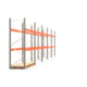 Palettenregal ARTUS - Regalreihe mit 5 Feldern - Fachlast 2.000 kg - 2.500 x 14.010 x 800 mm (HxBxT) - Schwerlastregal Palettenregal ARTUS - Regalreihe mit 5 Feldern - Fachlast 2.000 kg - 2.500 x 14.010 x 800 mm (HxBxT) - Schwerlastregal