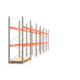 Palettenregal ARTUS - Regalreihe mit 6 Feldern - Fachlast 2.000 kg - 2.500 x 16.795 x 800 mm (HxBxT) - Schwerlastregal Palettenregal ARTUS - Regalreihe mit 6 Feldern - Fachlast 2.000 kg - 2.500 x 16.795 x 800 mm (HxBxT) - Schwerlastregal