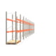 Palettenregal ARTUS - Regalreihe mit 11 Feldern - Fachlast 2.000 kg - 2.500 x 30.720 x 800 mm (HxBxT) - Schwerlastregal Palettenregal ARTUS - Regalreihe mit 11 Feldern - Fachlast 2.000 kg - 2.500 x 30.720 x 800 mm (HxBxT) - Schwerlastregal